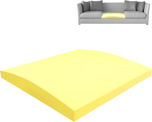 1 cojín de espuma de alta densidad de 20 x 20 pulgadas, soporte para asiento caído, curva, muebles, asiento debajo del cojín, reparación de
