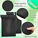 Fabbay 2 Pieces Umpire Ball Bag Umpire Gear Baseball Softball Umpire Bag Quality Woven Polyester Fabric for Baseball Softball with Belt Extra Large(Black)