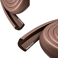 Vista 16 de Roving Cove HeftyFit - Protector de borde para prueba de bebés (solo borde grande de 6 pies), protectores de parachoques de bordes de espuma de goma