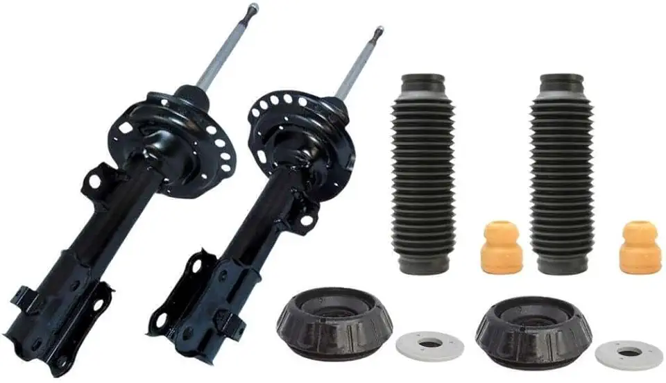 PAR DE AMORTECEDOR DIANTEIRO KITS BATENTE COIFA E COXIM COM ROLAMENTO HB20 HB20S 2012 A 2019