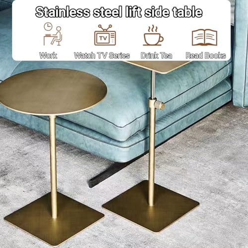 Table basse avec base en acier inoxydable au design moderne et épuré pour salon - 6