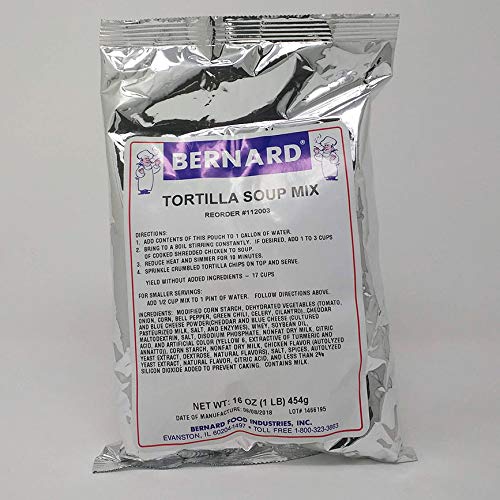 Mezcla de sopa de tortilla de supervivencia de alimentos de emergencia 136 porciones, 6 bolsas