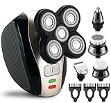 Dee Banna Electric Razor Electric Shaver Quick USB Rechargeable Wet Dry Rotary Shaver for Men with 4