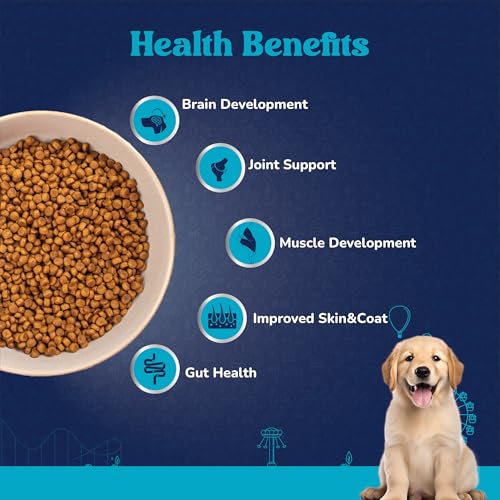 Image of Carniwel Superfoods Puppy Dry Dog Food 10 Kg | 100% Vegetarian | Fresh & Natural Ingredients | Highly Palatable | GMO Free | Premium Nutrition for Large Dogs