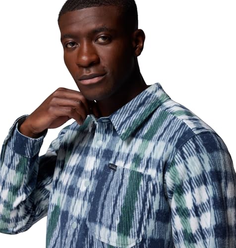 Image of Columbia Mens Steens Mountain Printed Shirt Jacket Ii