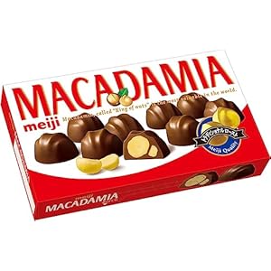 明治 マカダミアチョコ 9粒×10個" 