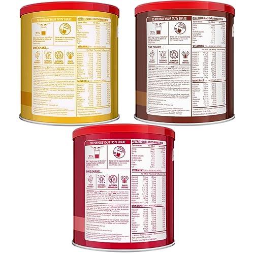 Meal Replacement SlimFast Meal Shake Powder Banana, Strawberry And ...