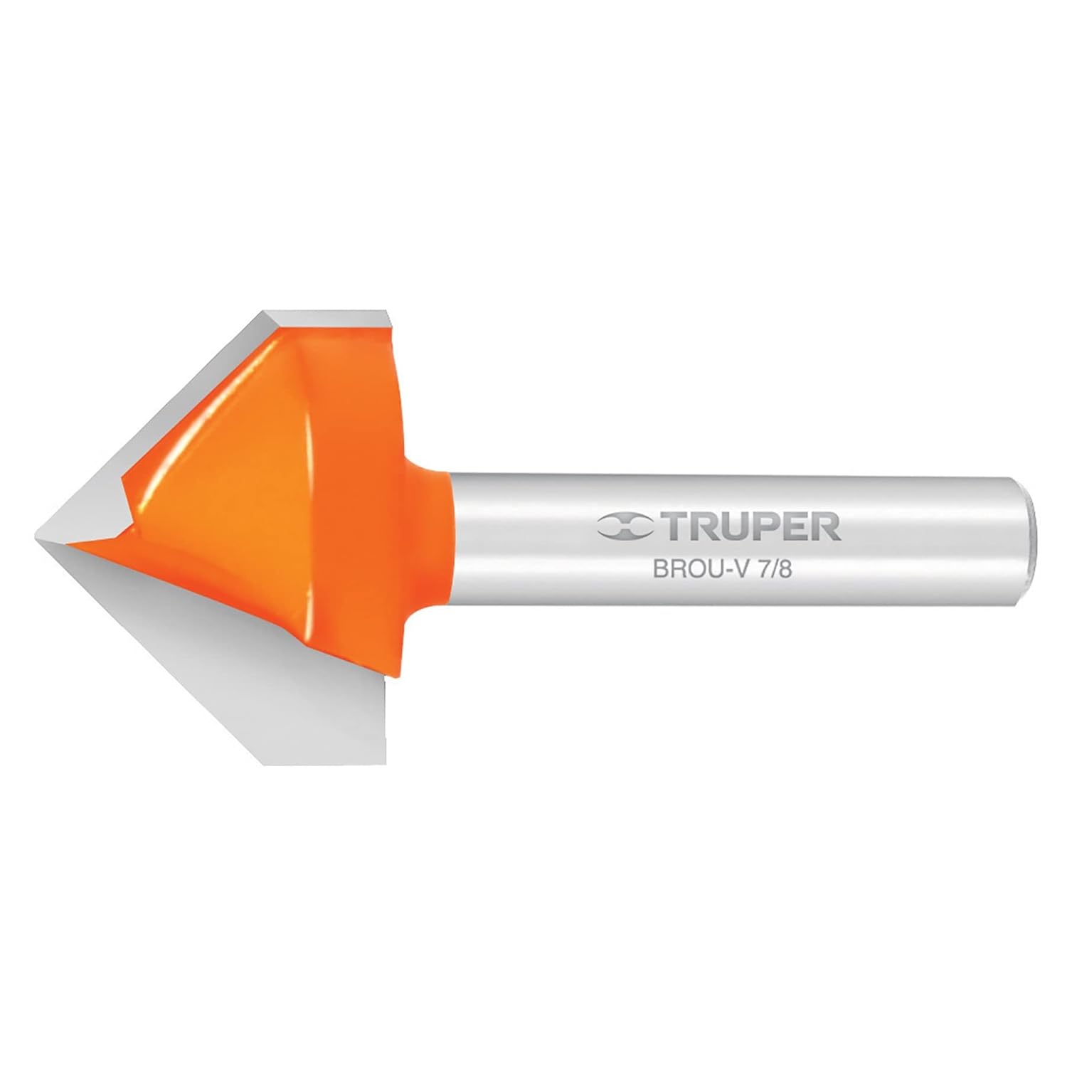 7/8" V-groove Router Bit/Fresa de ranura de ranura en V de 7/8"