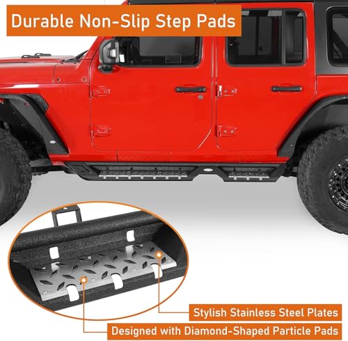 Estribos Hooke Road para Jeep Wrangler JL Unlimited 4 Puertas miniatura 3