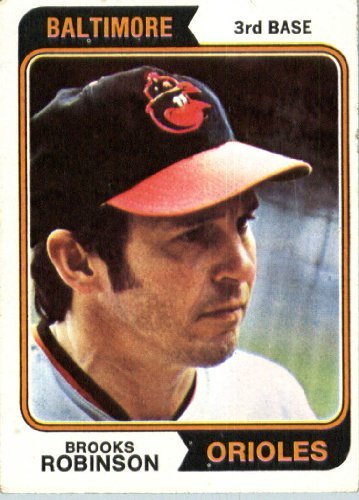 Amazon.com: 1974 Topps Baseball Card #160 Brooks Robinson