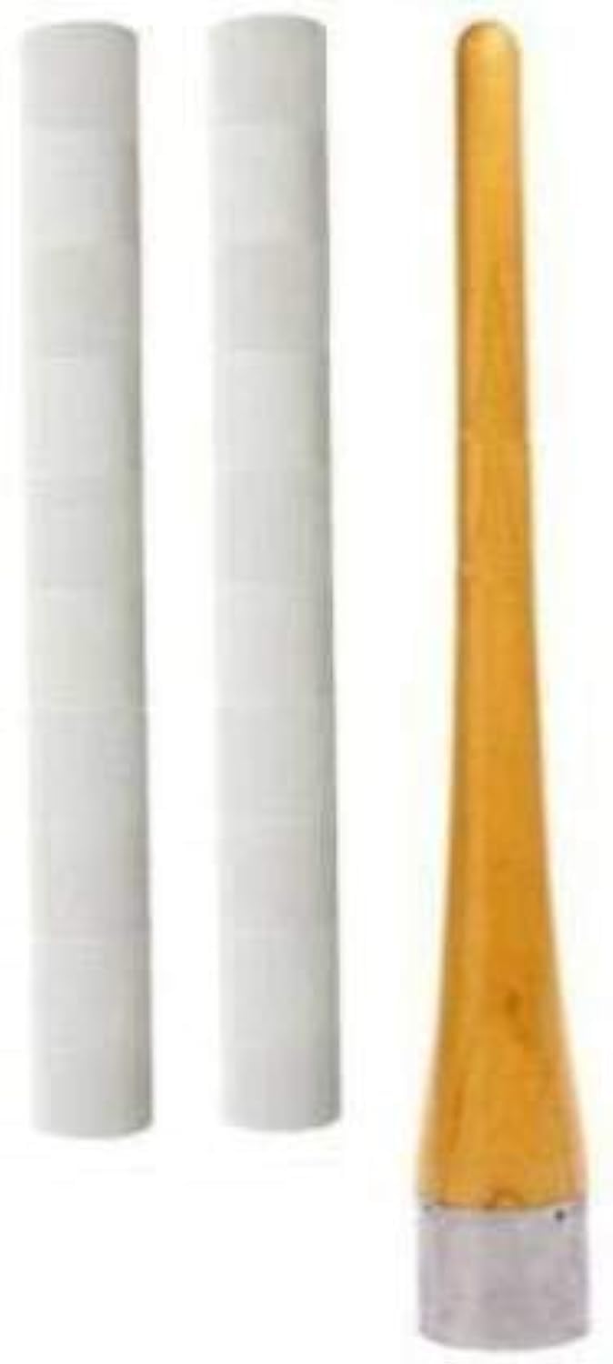 Rockjon Set of 2 Cricket Bat Grips & 1 Wooden Cricket Bat Gripper (Grip Cone) (B08T1D7PF9) Amazon Price History, Amazon Price Tracker
