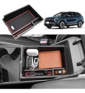 Organizzatore Console Centrale Per Kia Sportage NQ5 2022-2025 - Portaoggetti Con Tappetino Antiscivolo Nero - Foto 4