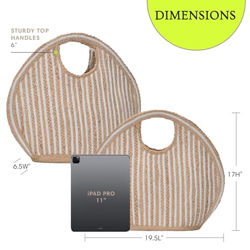 Bolso Tote para Mujer en Material de Algodón Entrelazado miniatura 6