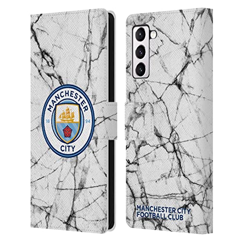 Housse Samsung S21+ Man City style marbre pour supporter