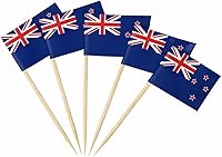 Vista 25 de AhfuLife 200 palillos de dientes con bandera colombiana, palillos de cóctel, mini adornos de bandera colombiana para cupcakes para Copa del Mundo