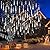Kordain Christmas Lights Outdoor, Meteor Shower Lights Falling Star Lights 12 inch 8 Tubes 144 LED Icicle Snow Falling Raindrop Lights for Xmas Tree Halloween Holiday Party Decoration, UL Plug, White