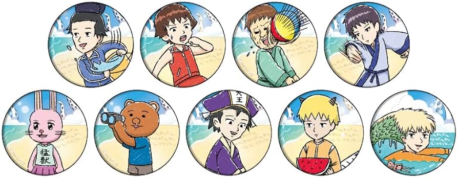 Amazon.co.jp: ギャグマンガ日和 05 夏ver. [グラフアート] 缶バッジ 9