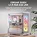 CORSAIR 3500X LX Reverse Fan RGB Mid-Tower PC Case – 3X Pre-Installed Fans, Panoramic Glass, Spacious Interior, GPU Anti-Sag, Includes iCUE Link System Hub – White