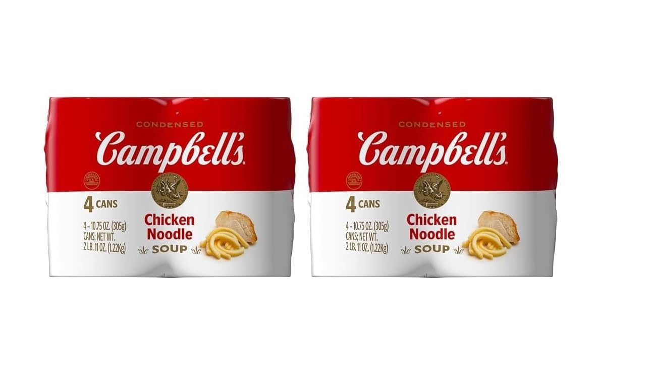 Campbell's Condensed Chicken Noodle Soup, 10.75 Ounce Can (Pack of 8)