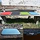 FilzGut Dunkelgrau Blau 2er Set Sitzpolster Filz Sitzauflage 40 x 33 cm Sitzkissen Outdoor Wendekissen Eckbank Filz Stuhlauflage für Haus und Garten