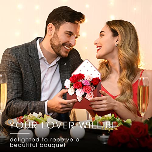 Geyee 16 Pcs Graduation Florist Bouquet Envelope Boxes Flower Bouquet Packaging Gift Paper Boxes Gift Wrapping Envelope Box Flower Bags for Mother's Day Valentines Wedding Party - Image 3