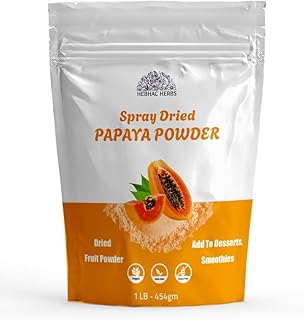 Papaya Fruit Powder 16 oz | 100% Natural Papaya Powder for Juices, Smoot...