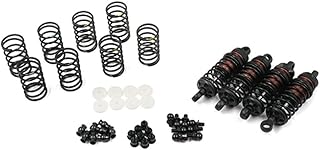 Yeah Racing BBG-0060BK Alum Big Bore Go 60mm Damper Set (4) Black : 1/10 Touring Car