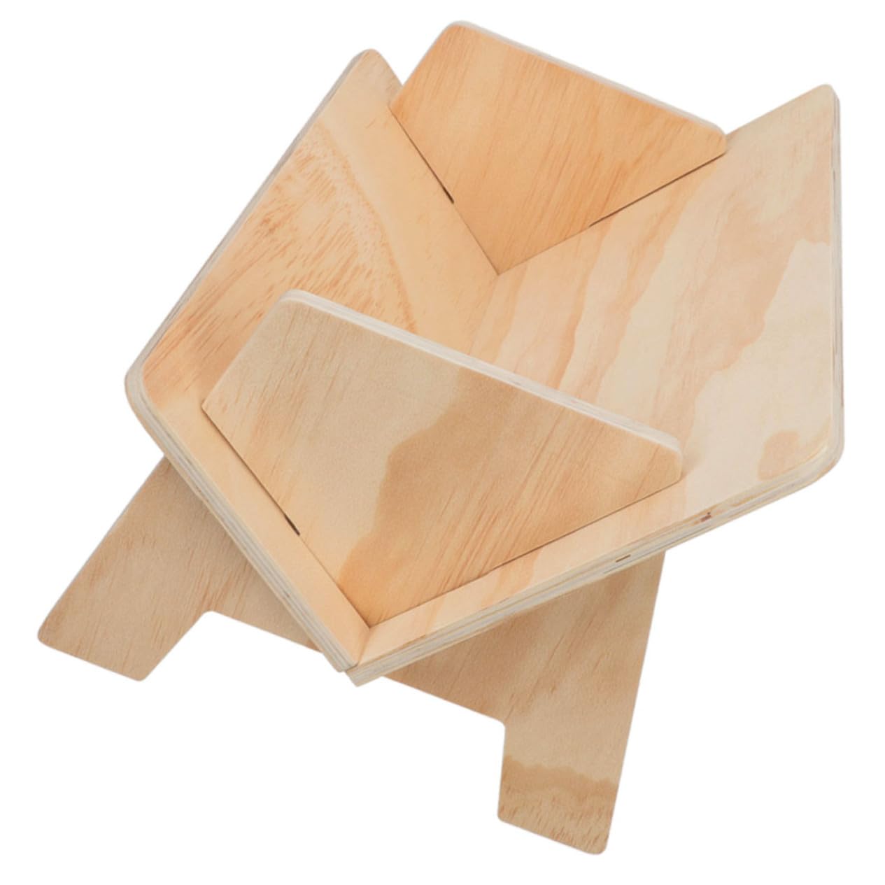SHINEOFI Bibliothèque De Bureau en Bois Massif Grosse Capacité, Étagère Inclinée De Rangement pour Livres, Support Organiseur Stable pour Bureau Et Chambre