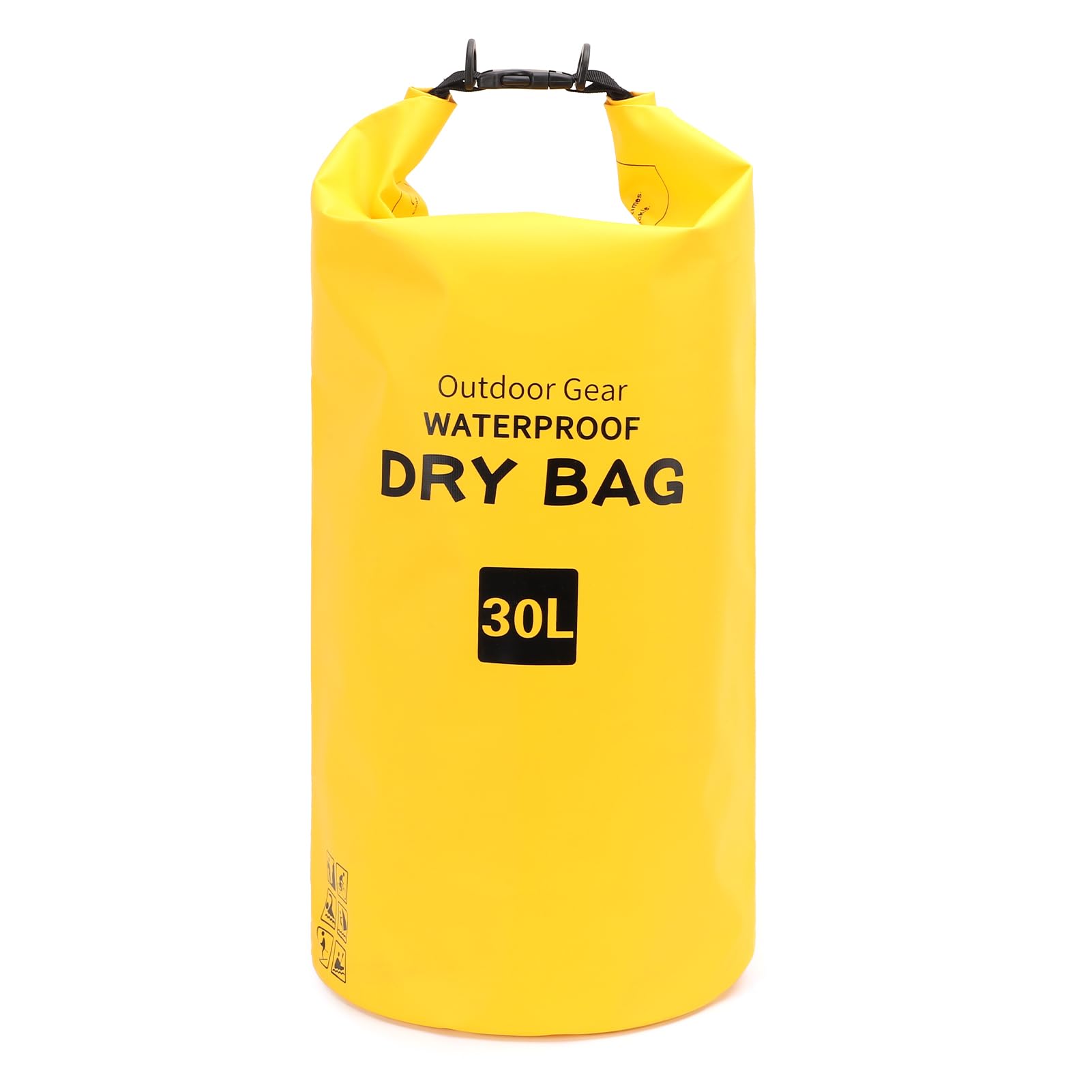 Regenfester Trockensack, Roll-Top, Leistungsstarker Schwimmender Trockensack, Vielseitiger für Outdoor-Aktivitäten, 5 L, 10 L, 20, 30, Zum Kajakfahren, Surfen (4 Sets in einem Paket)