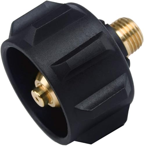 Miniatura 9 de GasSaf Adaptador universal de tanque de propano que convierte la válvula de servicio del tanque POL LP a QCC1Type1 - antiguo a nuevo