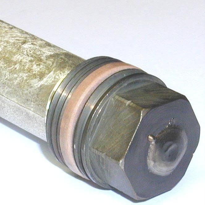 KOCH Magnesium-Stabanode mit PTFE-Dichtung, 1", Ø 26 mm, 700 mm