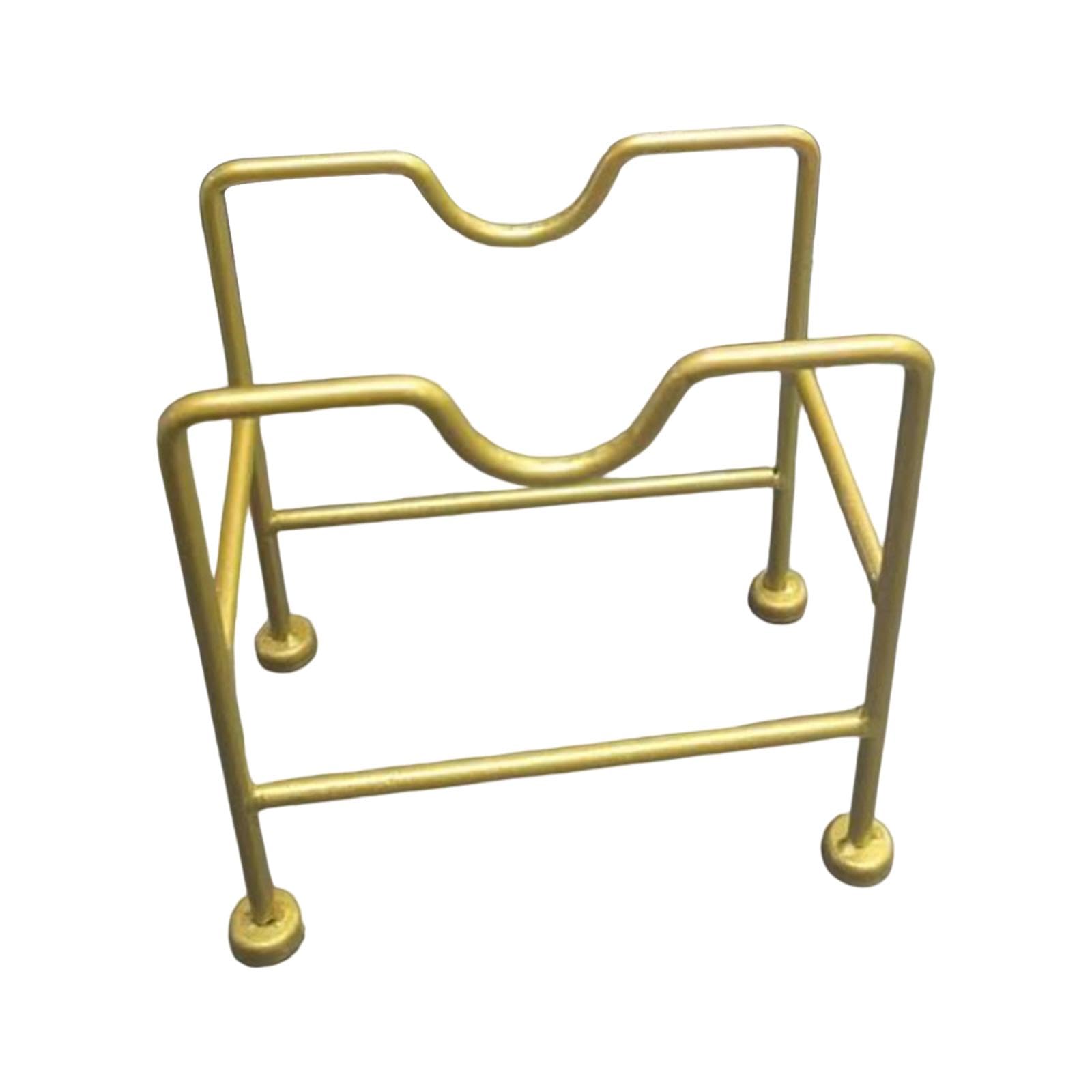 calandis™ dumbbell rack stand weight storage organizer for gym weight training workout gold | weight storage | strength training | fitness running & yoga