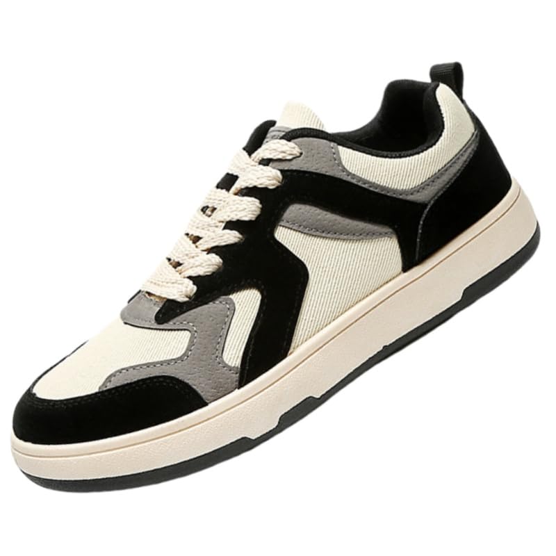Men's Low-top Skateboarding Sneakers - Casual Street Style lace-up Shoes, Student Canvas Shoes Suitable for All Occasions for Men.