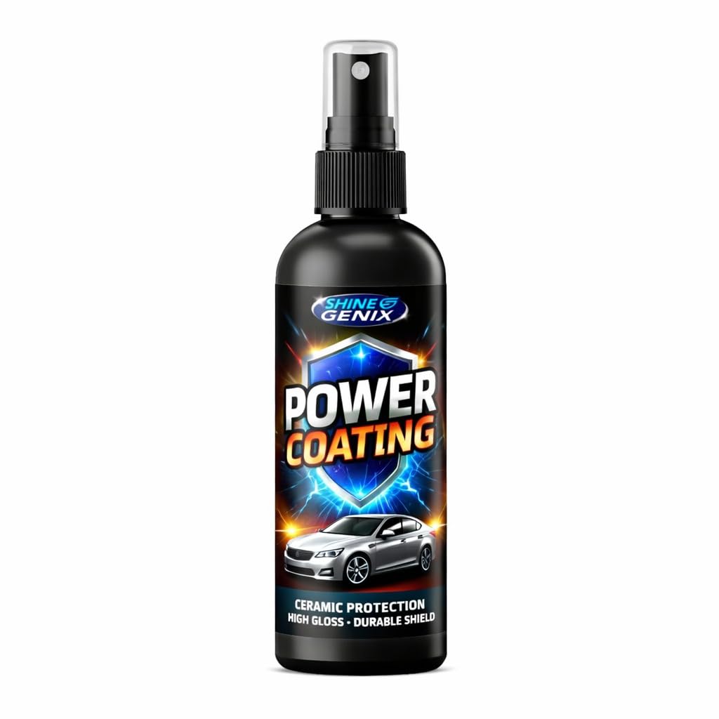 Power Coating For Long-Lasting Shine | Scratches & Swrils, Faded Paint, Deep Shine | Multipurpose Liquid Polish for Car, Bike, Scooter, House, Office | Interior & Exterior Surfaces -100mL