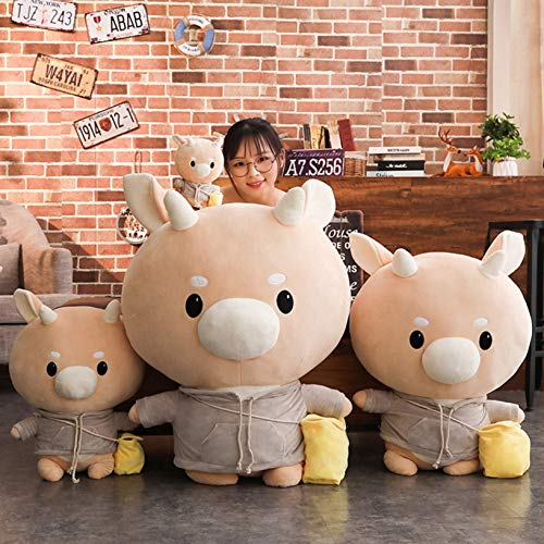 牛ぬいぐるみ おもちゃ 抱き枕 ふわふわ 服着脱可 添い寝枕 かわいい 女の子 もちもち 癒し効果 プレゼント 人形 インテリア 置物 部屋 ベッドサイド 店飾り 子供用 気持ちいい 安眠グッズ 25―100cm