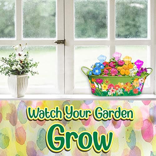 Innorock Kids Flower Planting Growing Kit - Kids Gardening Plant and Paint Arts Crafts Set for Girls Boys Age 5 6 7 8 9 10-12 Year Old Plant Garden Set Make Your Own Planter Tools Kits Science STEM 5 51X1RXDFORL. AC