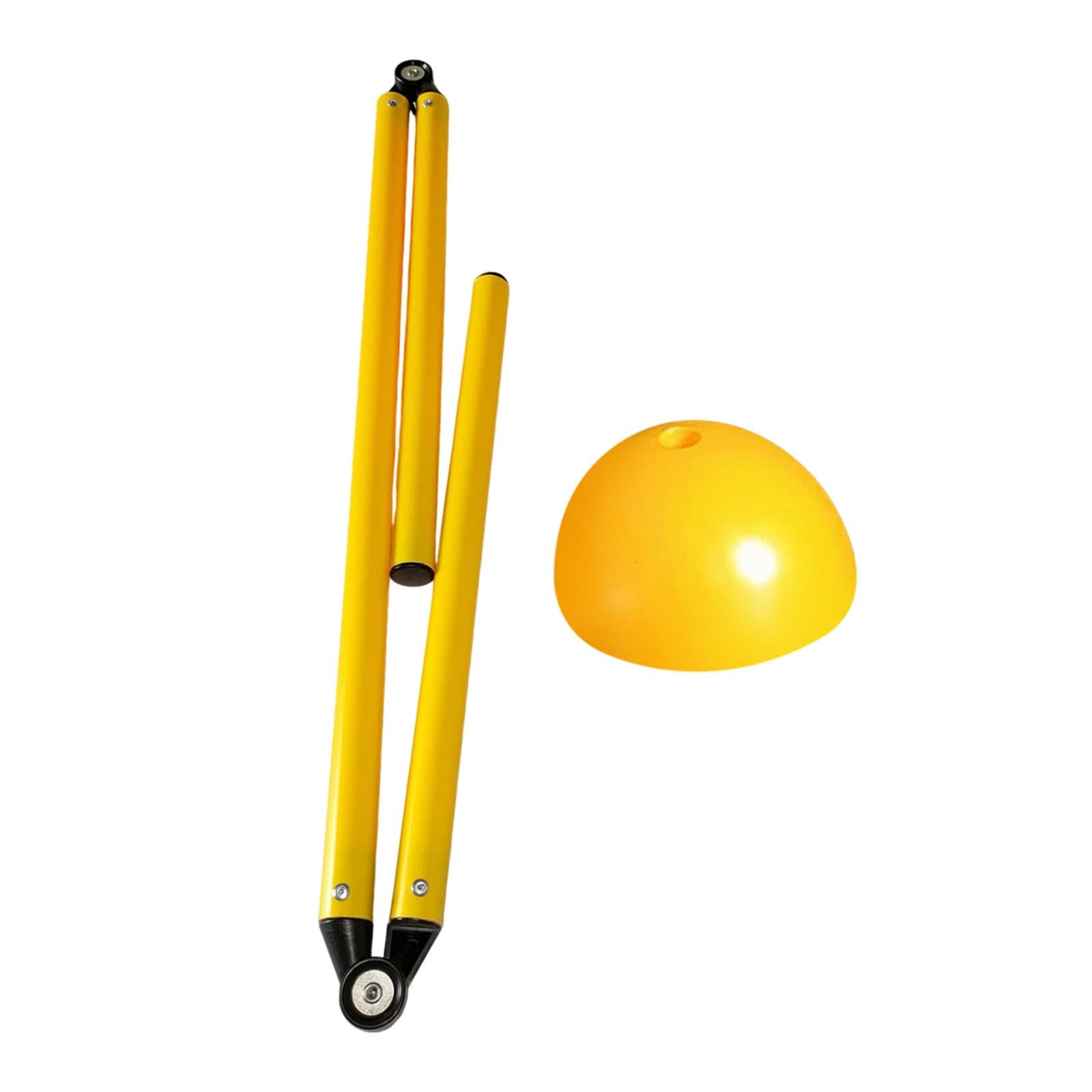 THE STYLE SUTRA® Football Agility Training Poles Soccer Agility Pole Set for Outdoor Activity 3Section W Fill Base | Sporting Goods | Team Sports | Soccer | Training Aids-image-22