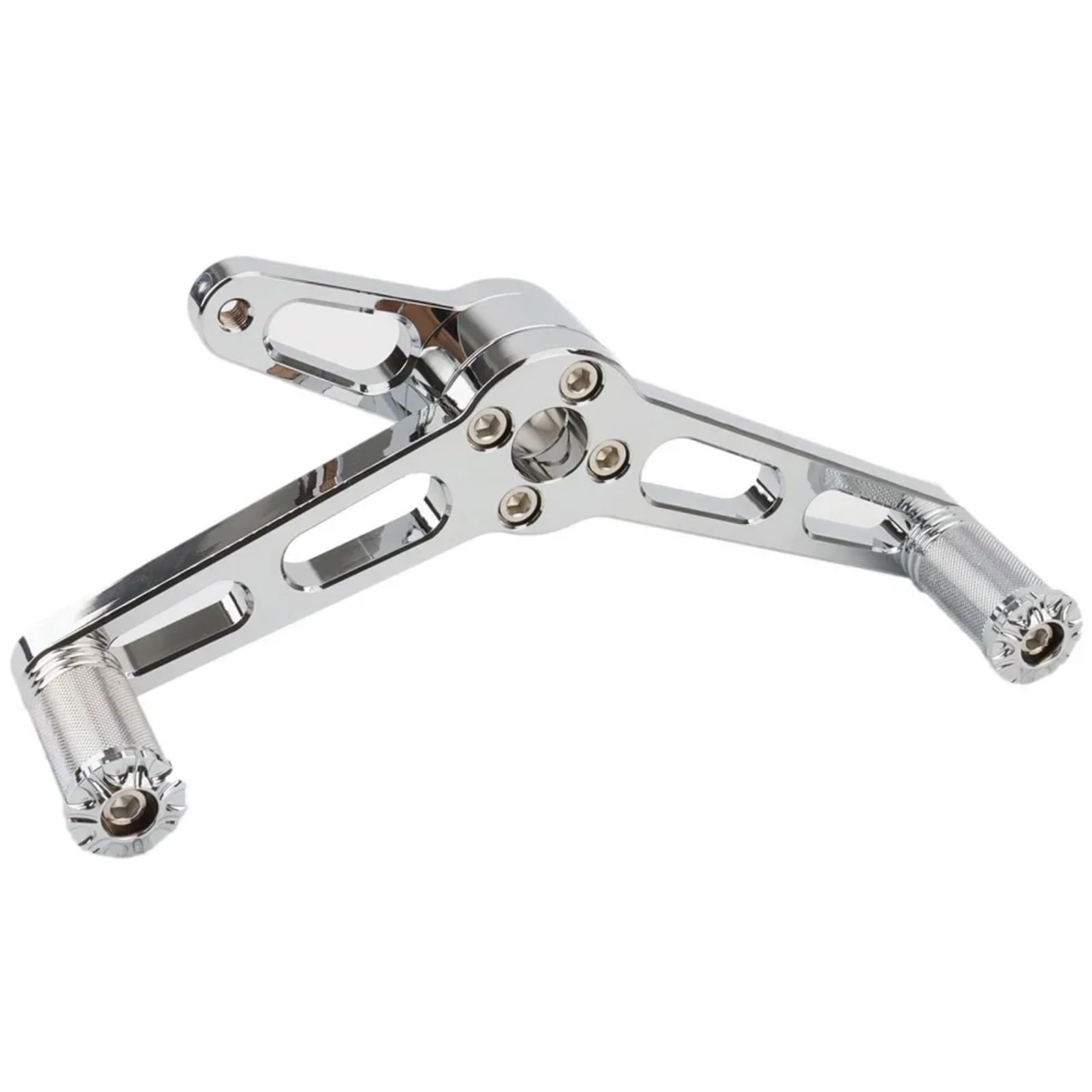 LKHJDBIY Shift Peg Motorcycle Heel Toe Gear Shift Levers Forward Control Shifter Footpegs Rod Linkage Fit for Harley Sportster XL 883 1200 Heel Toe Shifter Levers(G Chrome)
