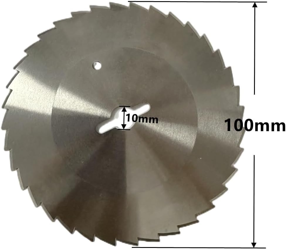 2Pcs Shawarma Round Tooth Blade 440B Stainless Steel 100mm for Kebab Slicer Doner Kebab Circular Toothed Knife