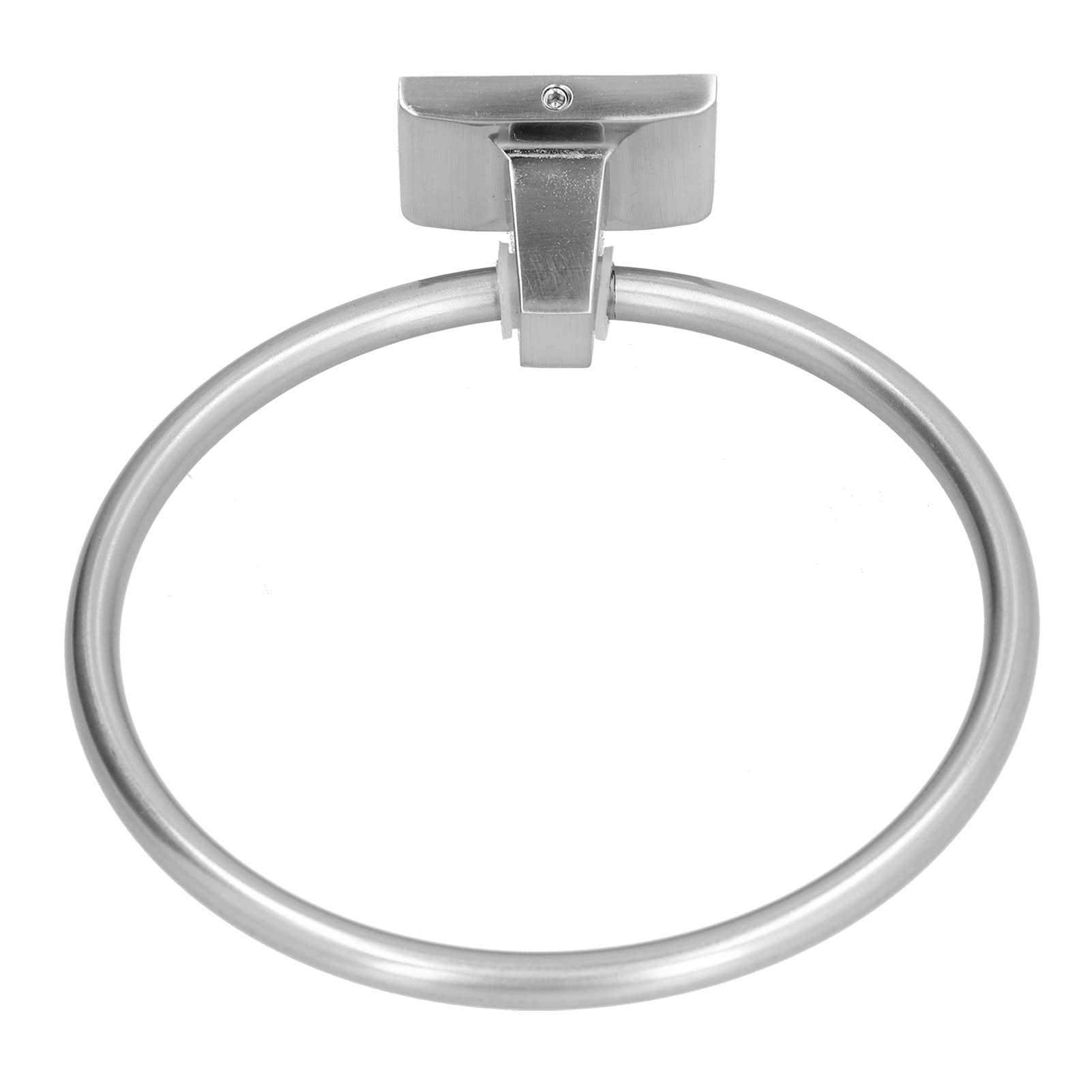Toallero de acero inoxidable cepillado, moderno toallero de pared para toallas de mano, elegante y duradero, para decoración del hogar