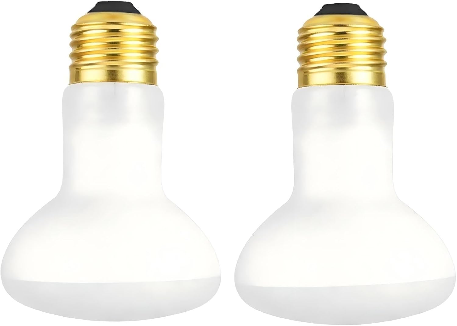 # R20 60W Food Warming Bulb/Popcorn Bulb (2-Pack), Replacement for S4886, Reflector Flood Light Bulb, Shatterproof Popcorn Machine Bulb, Frosted Warm White 2700K, 300 Lumens, E26 Dimmable