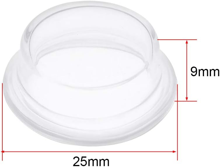 10pcs Waterproof Switch Covers Round Clear Silicone Protective Caps for Boat Rocker Switch