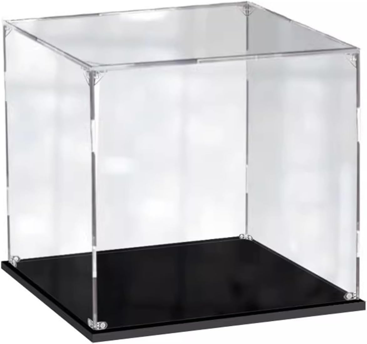 アクリル人形コレクションディスプレイボックス、透明模型ディスプレイボックス、スタッキング収納省スペース防塵ボックス、模型展示に最適(