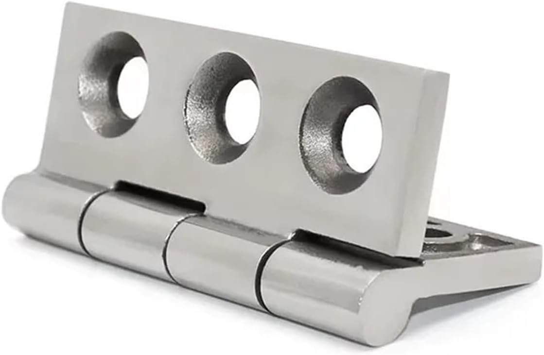 304 Stainless Steel Heavy-Duty Hinge 180 Degree Rotating Industrial Machinery Equipment 1Pcs