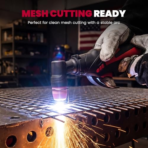 Image of Bestarc Pilot Arc Plasma Cutter, [Large LED Display][Air Sensor] 50A Plasma Cutter Machine 110 /220V Dual Voltage, 1 /2'' Clean Cut 3 /4 Inch Max Cut, Post Flow Mesh, 2T /4T for Beginners DIY