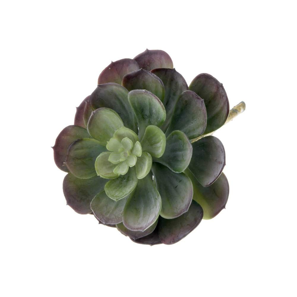 Floristrywarehouse Green Echeveria Type Artificial Succulent Large 15Cm Diameter
