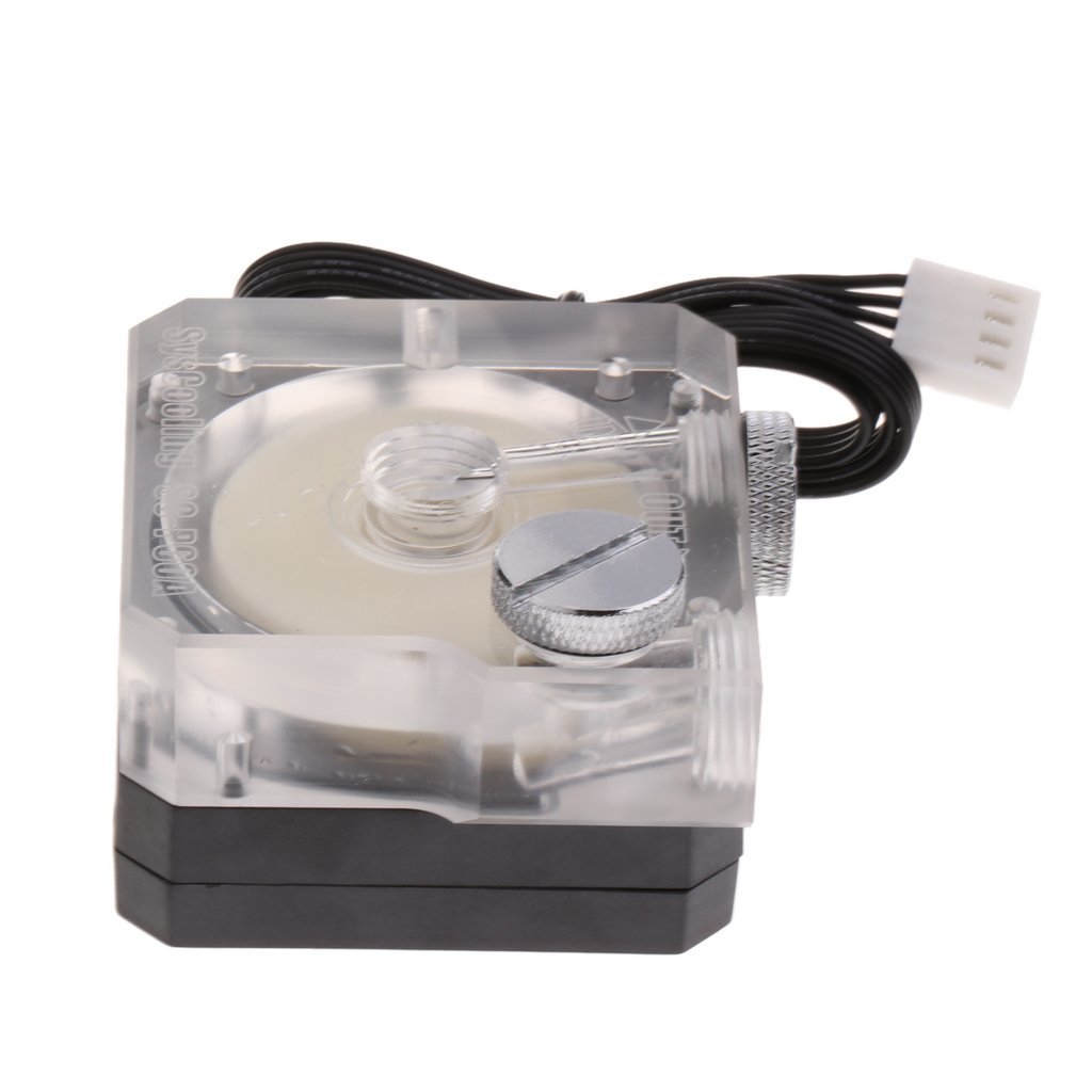 Motor de refrigeración transparente con bomba de agua para maquetas y PC 6