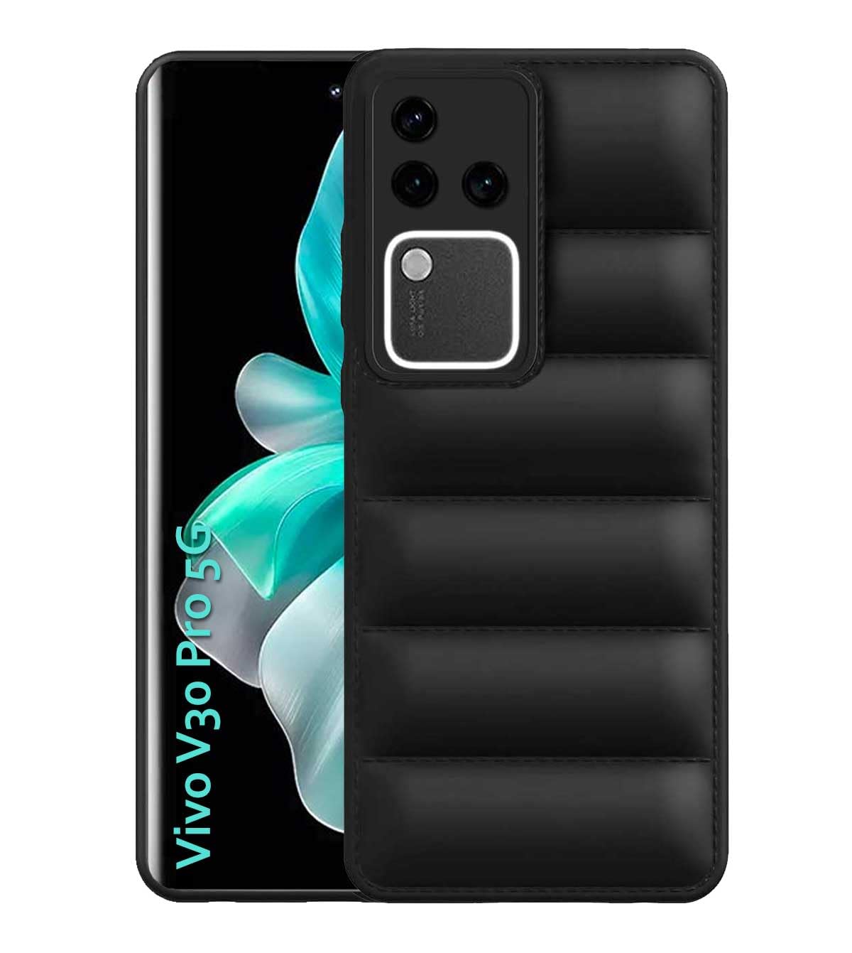 RRTBZ Vivo V30 Pro Soft Silicon Puff Case Back Case Cover Compatible for Vivo V30 Pro 5G (Black) (B0CXM3FBXT) Amazon Price History, Amazon Price Tracker