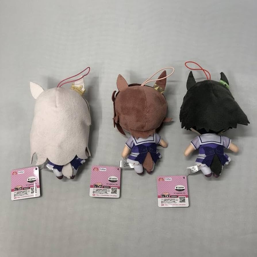 Amazon.co.jp: フリュー全3種セット通常ぬいぐるみVol.3ウマ娘