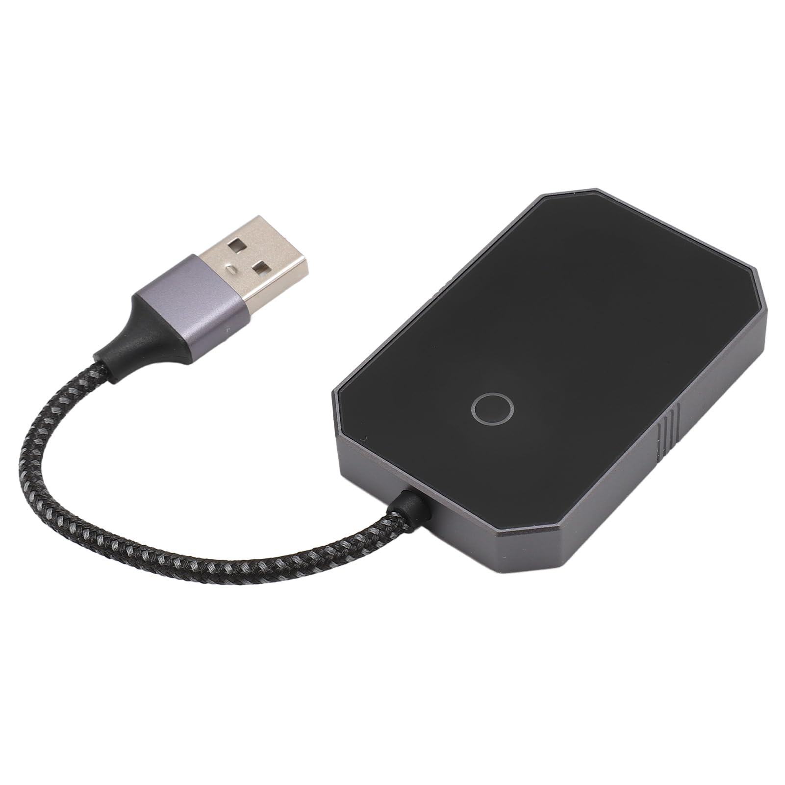 Adaptador de coche inalámbrico para coche, diseño compacto, compatible con la actualización en línea, apto para la mayoría de los coches, puerto USB y tipo C
